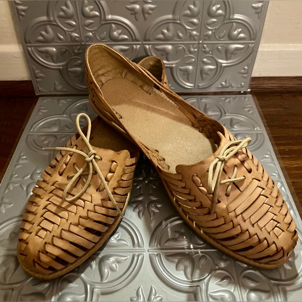 Mexican Huaraches Style Leather Shoes